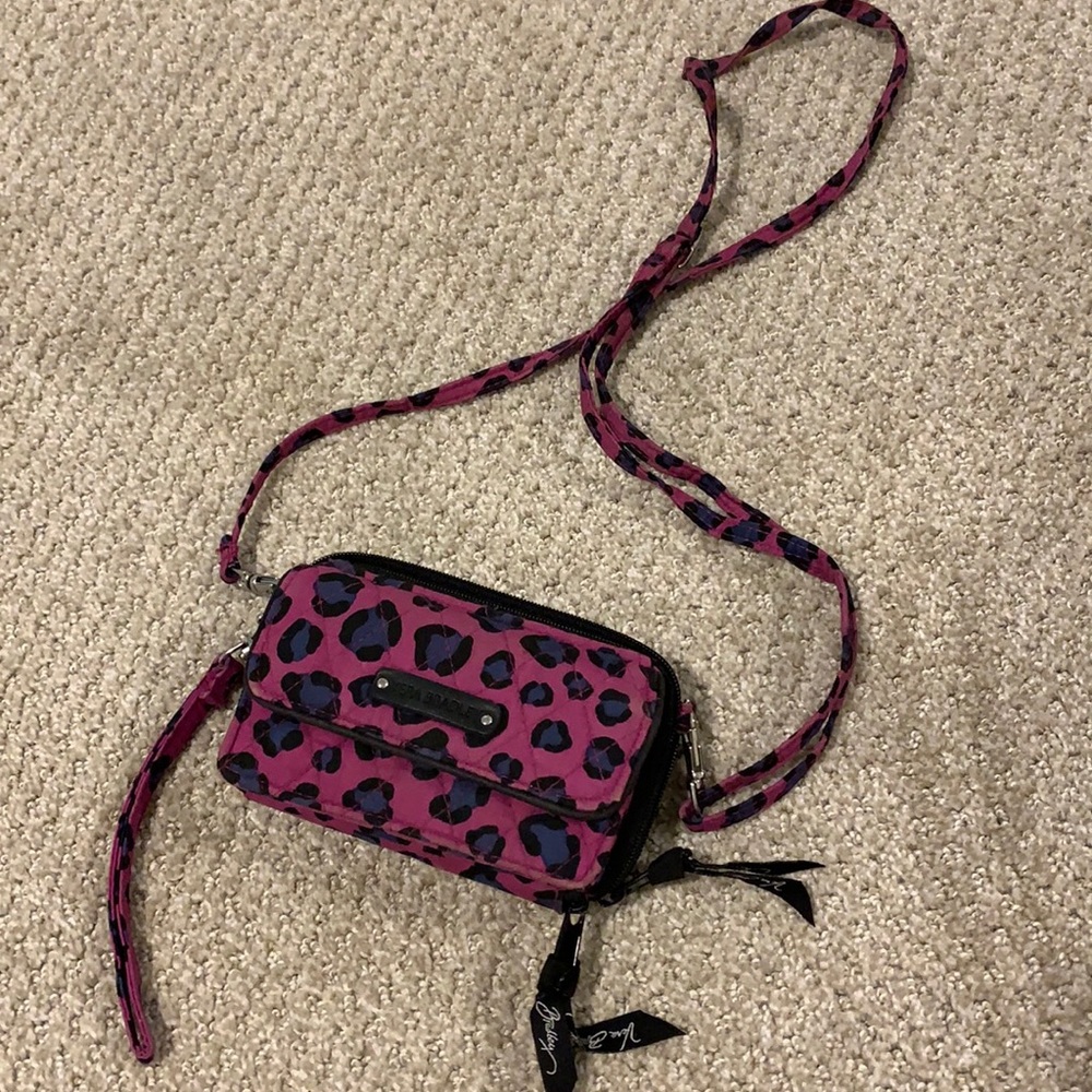 Vera Bradley crossbody wristlet.